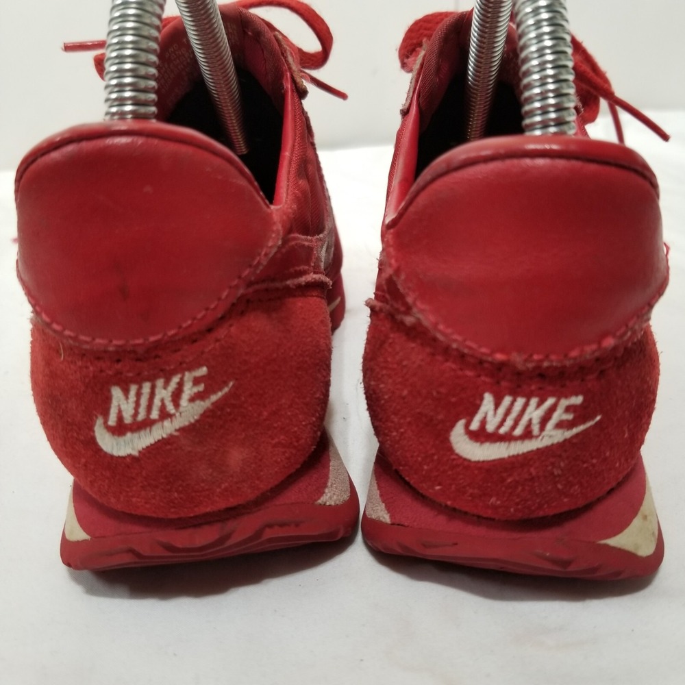 Vintage Nike Cortez Leather RED Suede Size 7.5 Republic Of Korea - Picture 3 of 16
